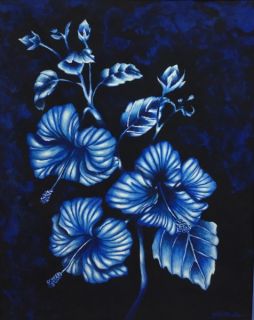 Monochromatic Flower Paintings 2016-17 Art 1 (Palacios)