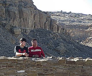 Geometry and Architecture Classes Visit Chaco Canyon