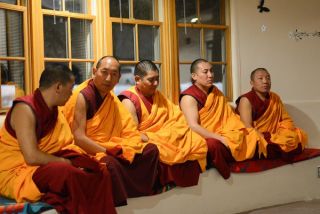 Cultural presentation by monks