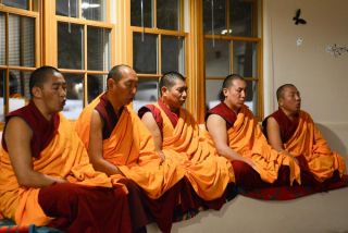 Monks chanting