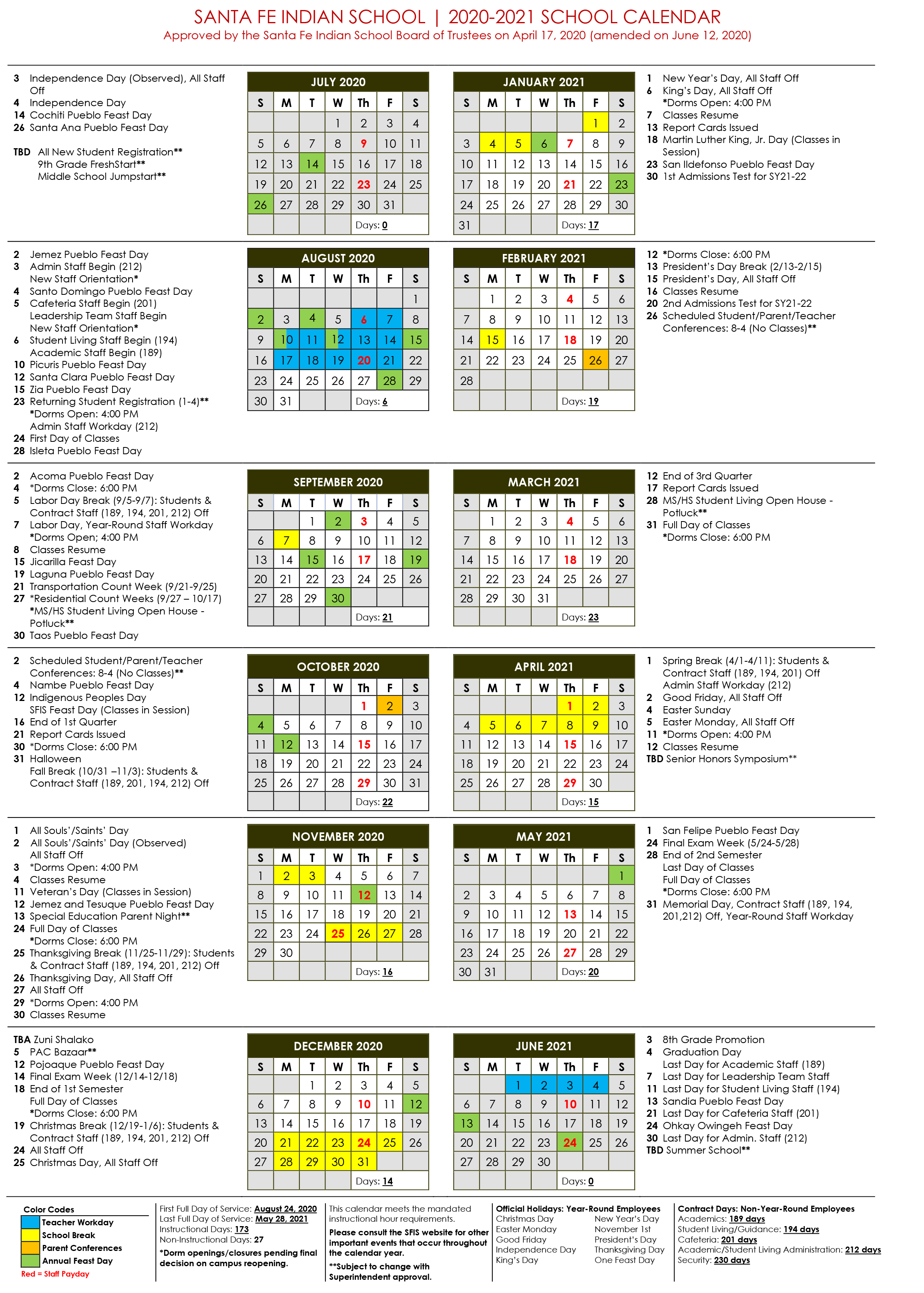 Santa Fe Calendar Summer 2022 July Calendar 2022