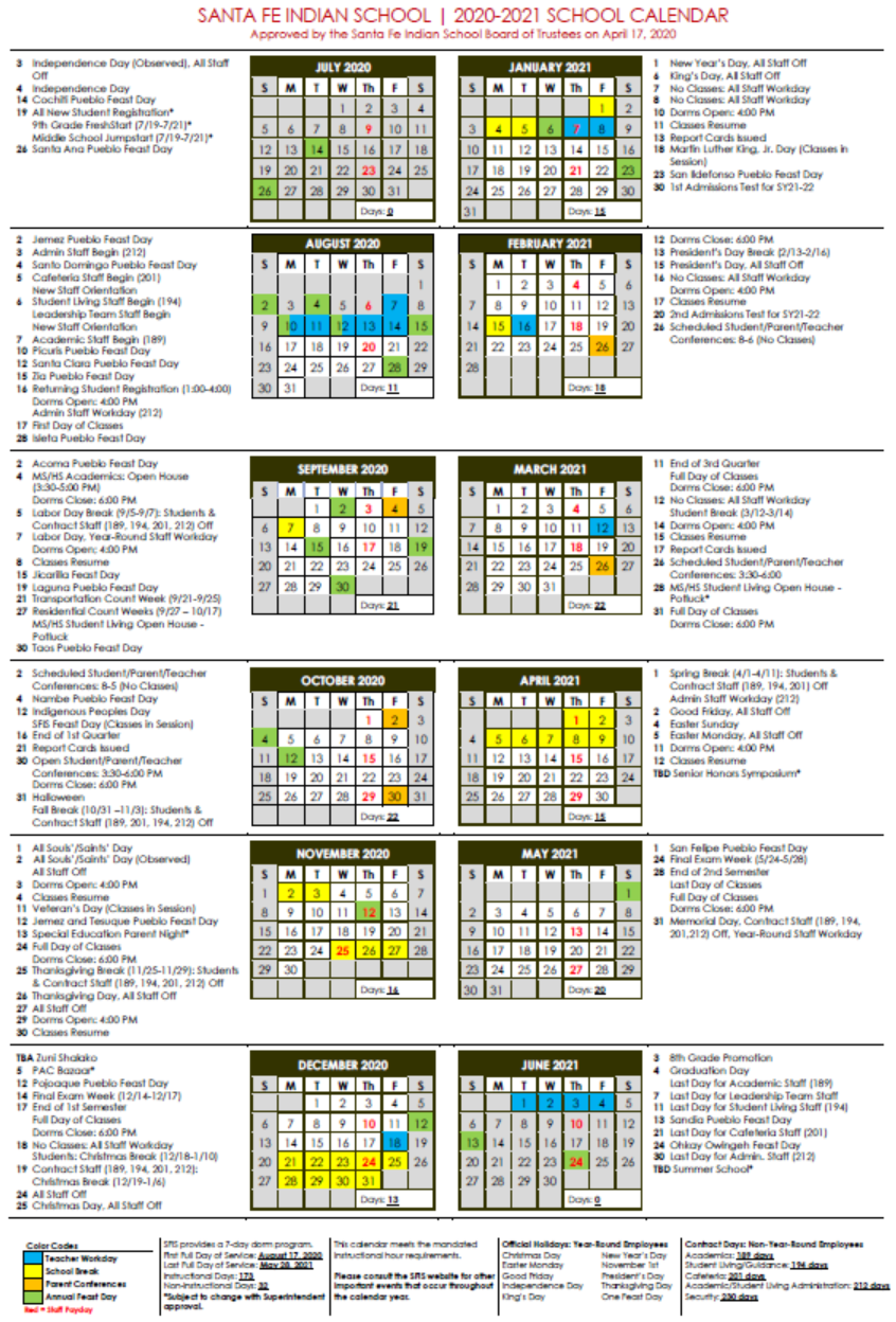 academic-calendar-santa-fe-indian-school